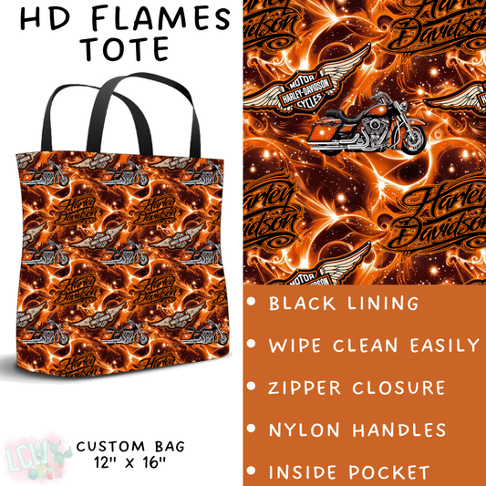 Batch #236 - Fun Run 6 - Closes 11/13 - ETA early Jan - HD Flames Tote