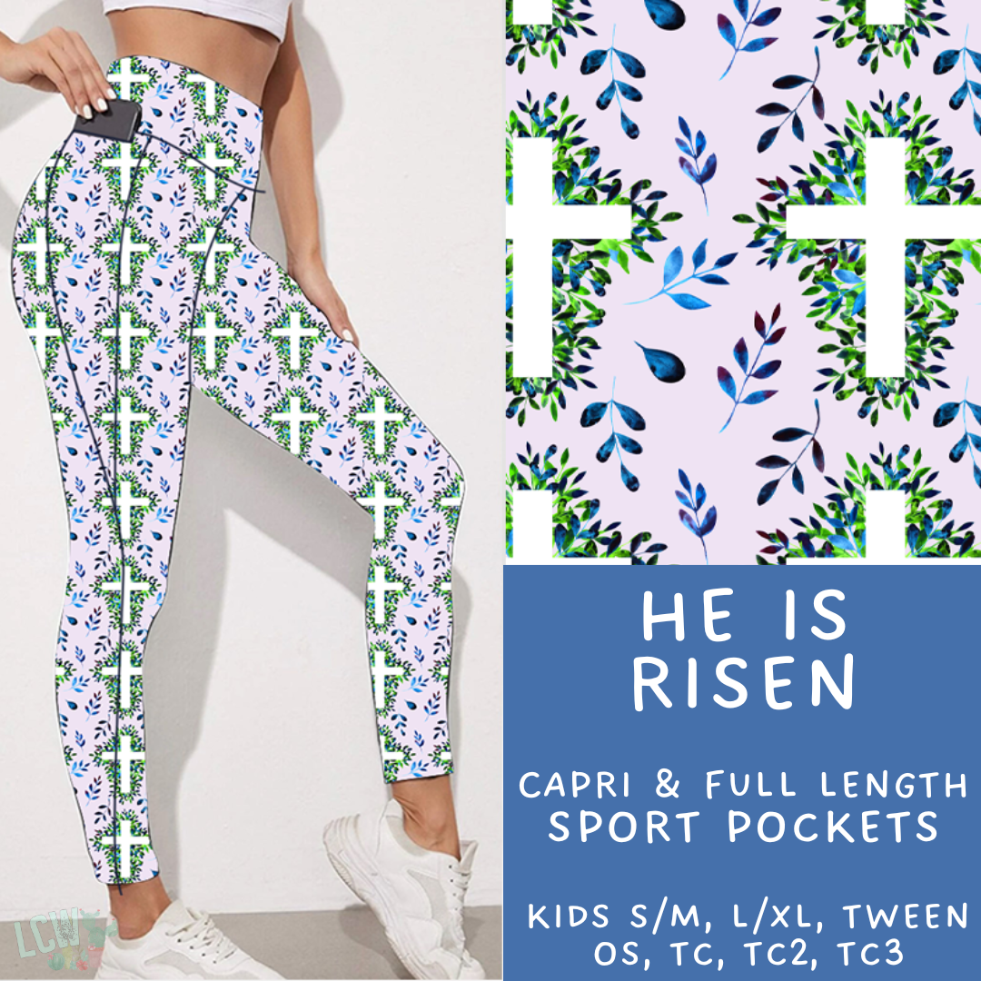 Batch #279 - Hop to it Collection Presale - Closes 1/30, ETA Early April - He is Risen Leggings