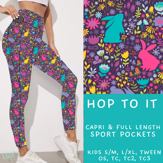 Batch #279 - Hop to it Collection Presale - Closes 1/30, ETA Early April - Hop to it Leggings