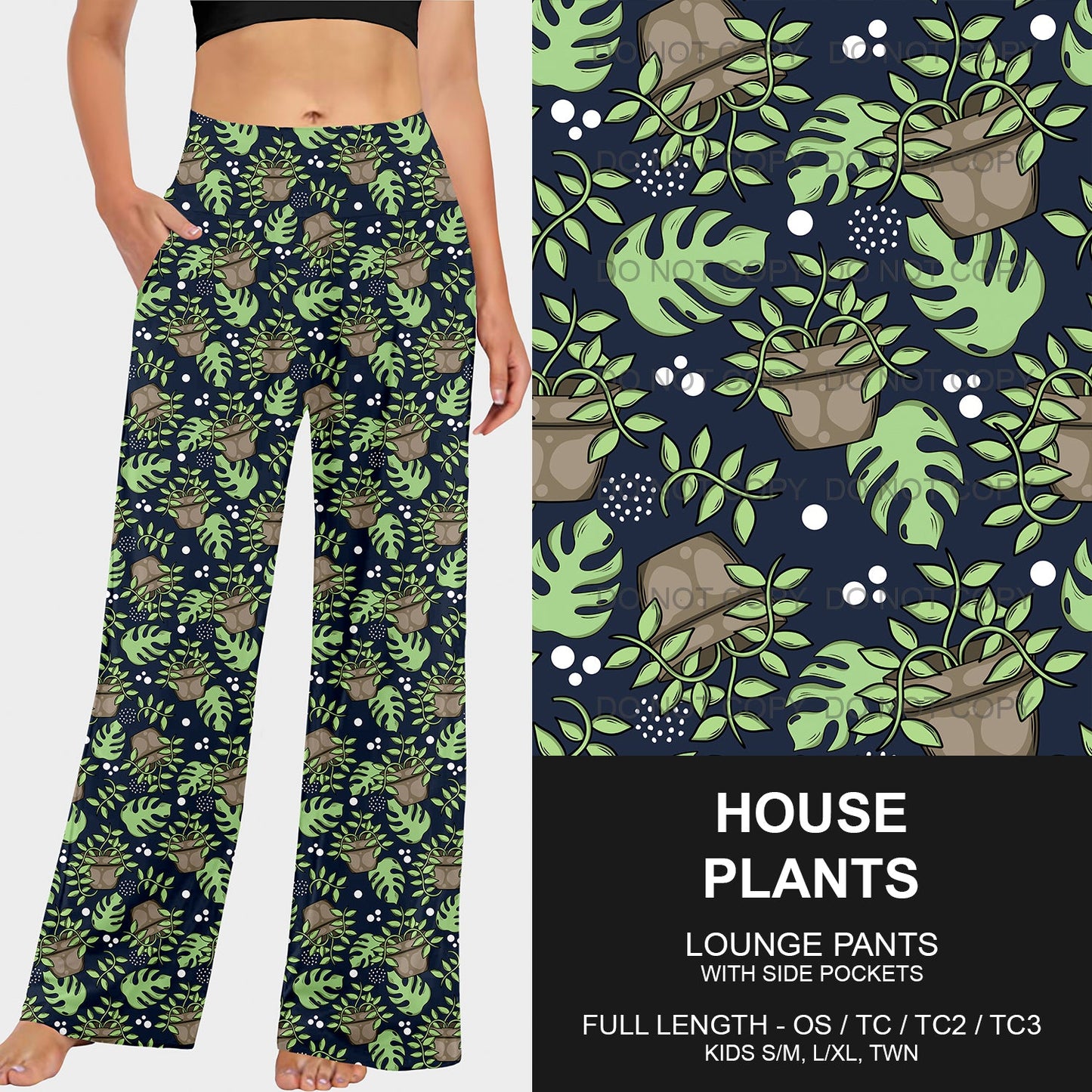 B214 - Preorder House Plants Lounge Pants (Closes 2/23. ETA mid May)