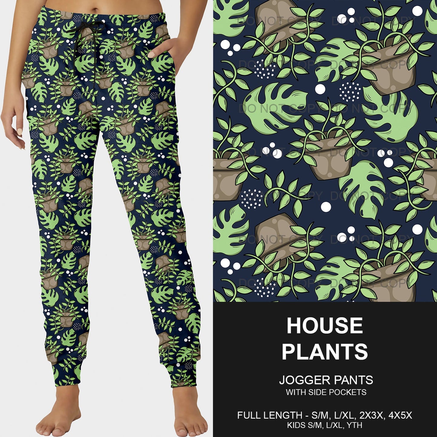 B214 - Preorder House Plants Joggers (Closes 2/23. ETA mid May)