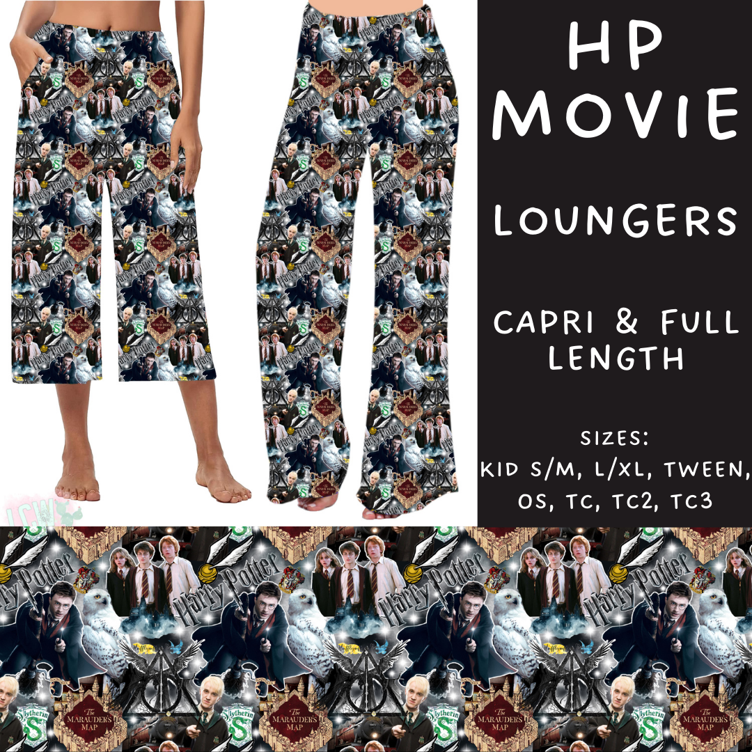 Batch #236 - Fun Run 6 - Closes 11/13 - ETA early Jan - HP Movie Capri and Full Length Loungers