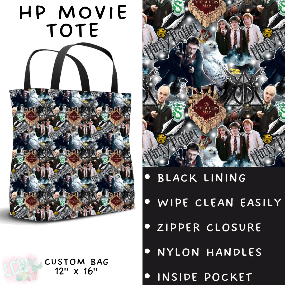 Batch #236 - Fun Run 6 - Closes 11/13 - ETA early Jan - HP Movie Tote