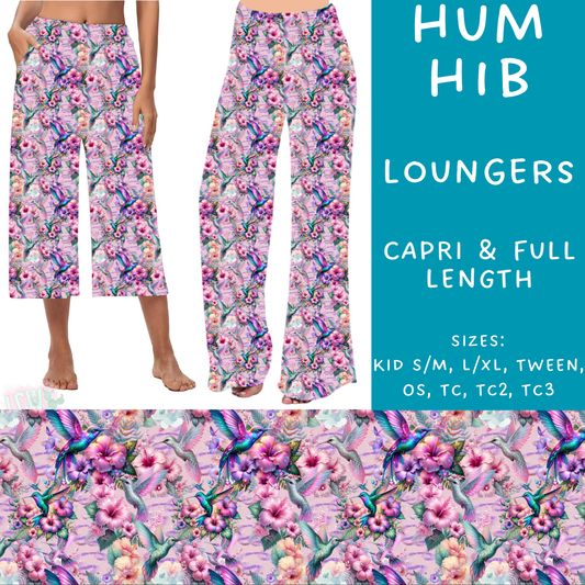 Batch #236 - Fun Run 6 - Closes 11/13 - ETA early Jan - Hum Hib Capri and Full Length Loungers