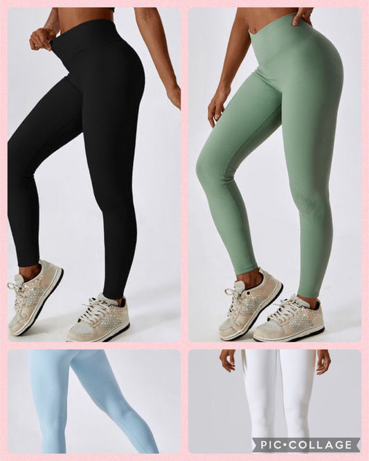 Basic Bae Wide Waistband Active Leggings