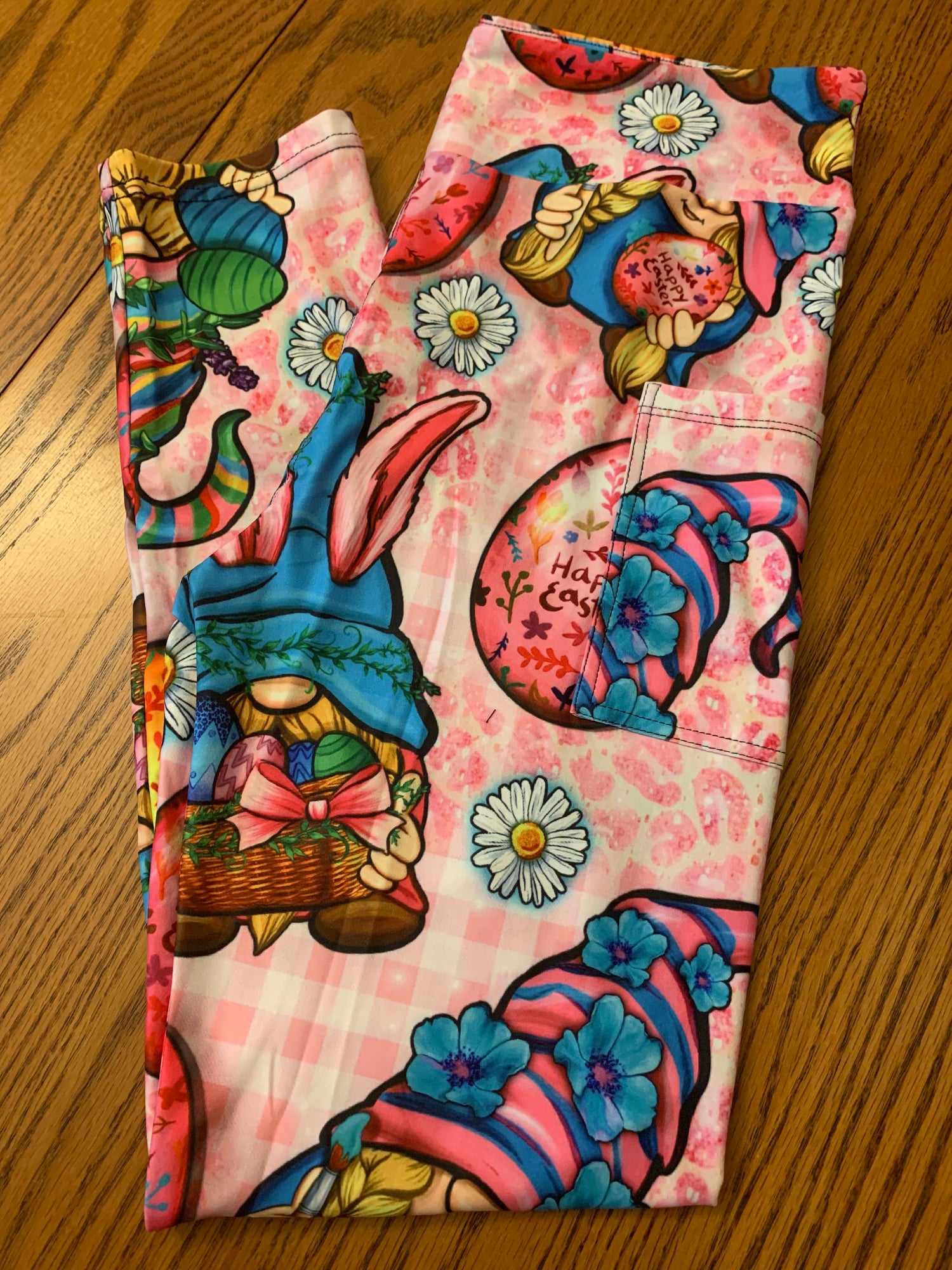 Easter Gnomes Full w/Pockets - Alonna's Legging Land