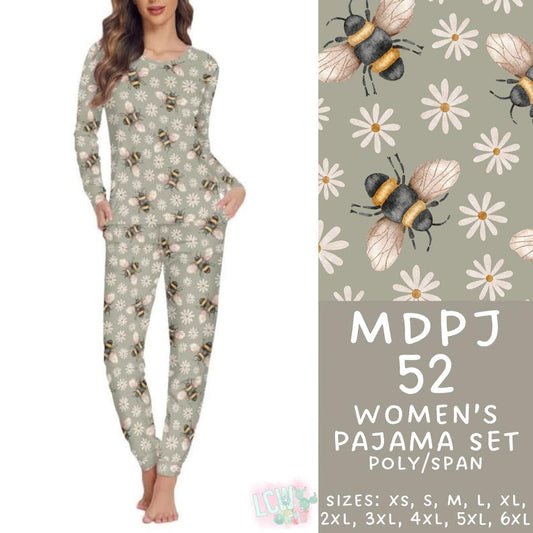 Batch #306 - Mother's Day Lounge - Closes 3/19 - ETA late April - MDPJ52 Women's Pajama Set