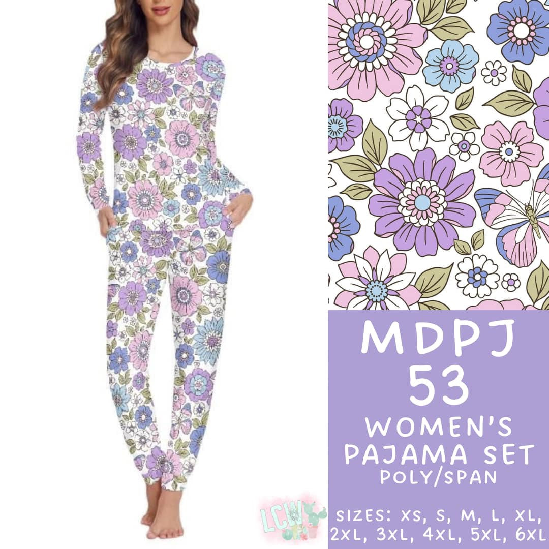 Batch #306 - Mother's Day Lounge - Closes 3/19 - ETA late April - MDPJ53 Women's Pajama Set