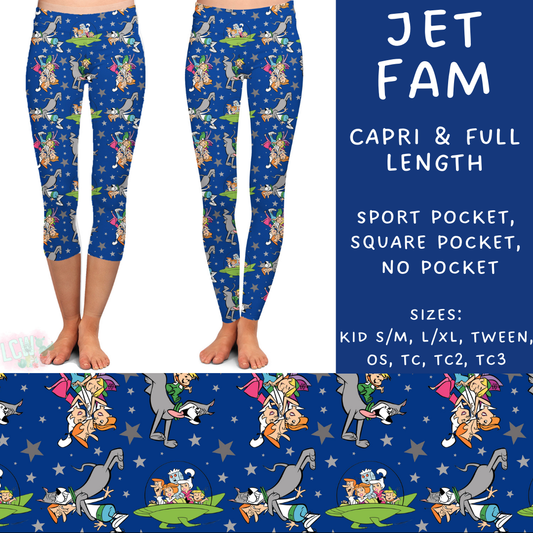 Batch #235 - September Request Run - Closes 11/11 - ETA late Dec - Jet Fam Full and Capri Length Leggings