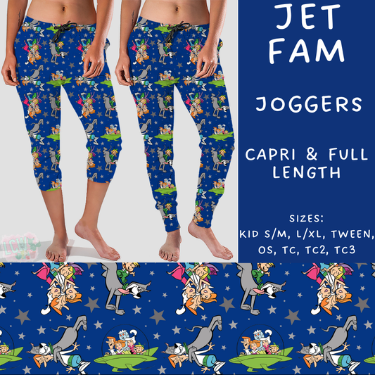 Batch #235 - September Request Run - Closes 11/11 - ETA late Dec - Jet Fam Full and Capri Length Joggers