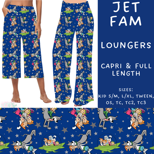 Batch #235 - September Request Run - Closes 11/11 - ETA late Dec - Jet Fam Capri and Full Length Loungers