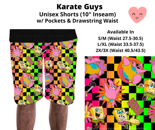 Preorder! Closes 3/3. ETA June. Karate Guys Unisex Shorts