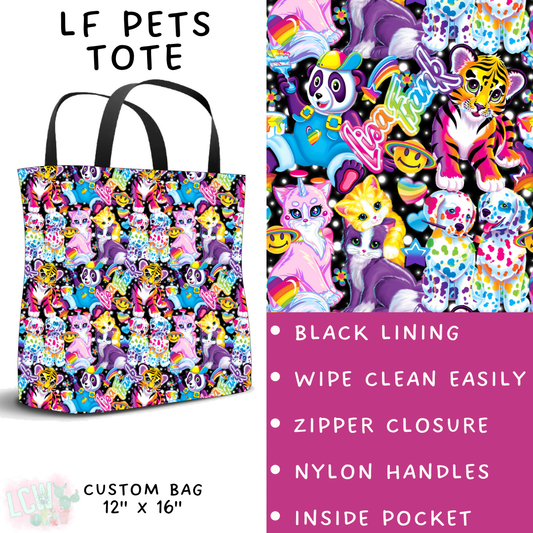 Batch #236 - Fun Run 6 - Closes 11/13 - ETA early Jan - LF Pets Tote