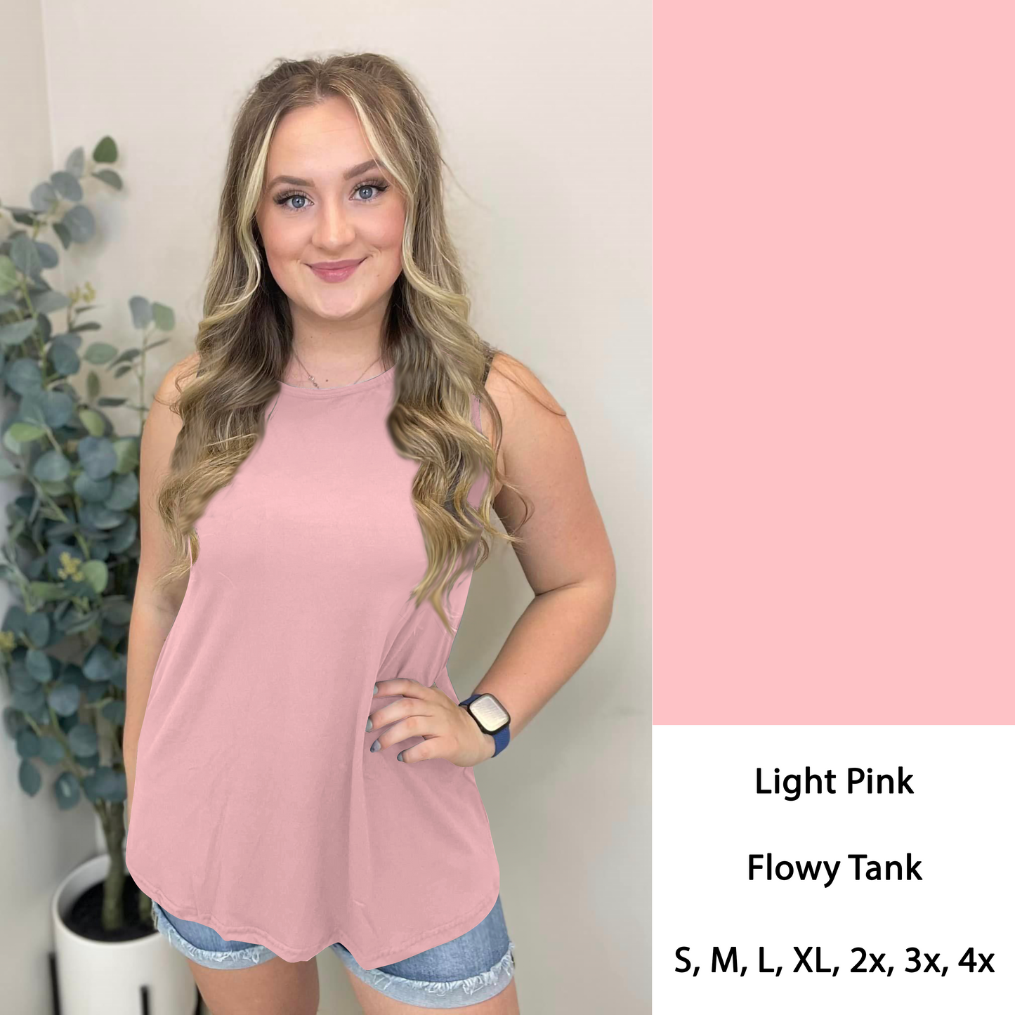 Light Pink Tank Top | Run ends 3/20 | ETA 32 Days