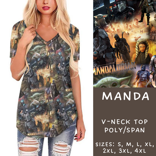 Batch #236 - Fun Run 6 - Closes 11/13 - ETA early Jan - Manda V-Neck Tee