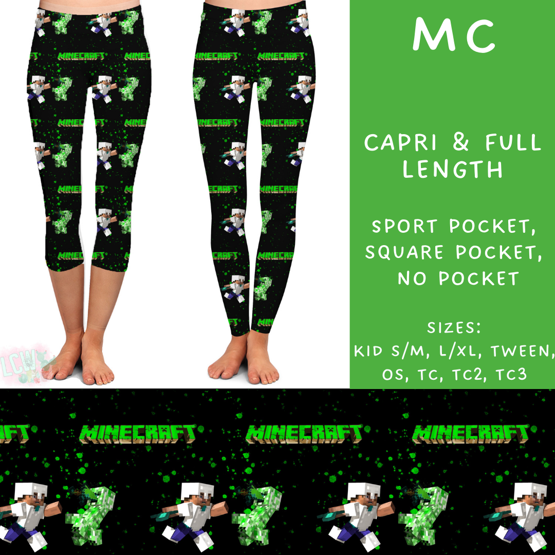 Batch #236 - Fun Run 6 - Closes 11/13 - ETA early Jan - MC Full and Capri Length Leggings