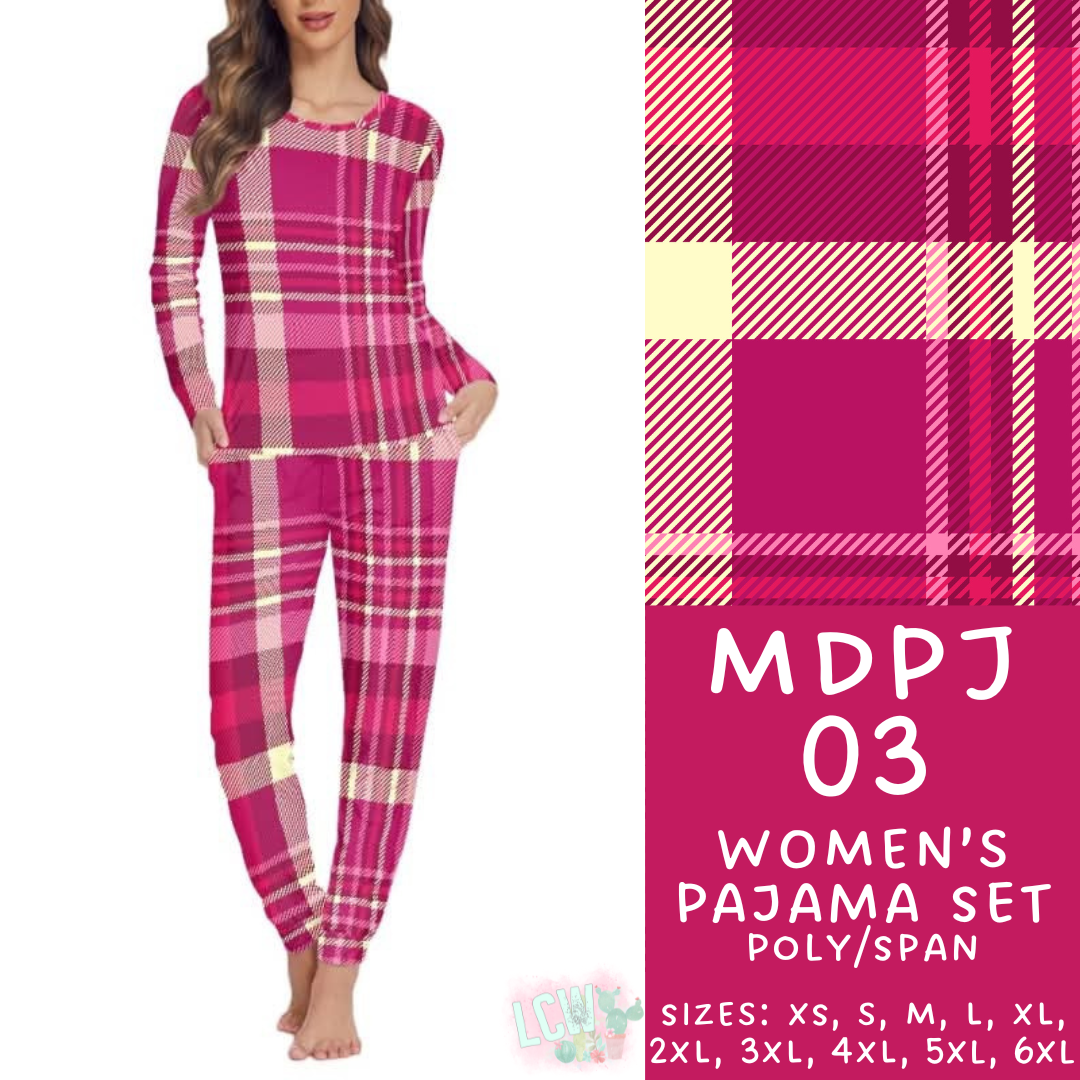 Batch #306 - Mother's Day Lounge - Closes 3/19 - ETA late April - MDPJ03 Women's Pajama Set