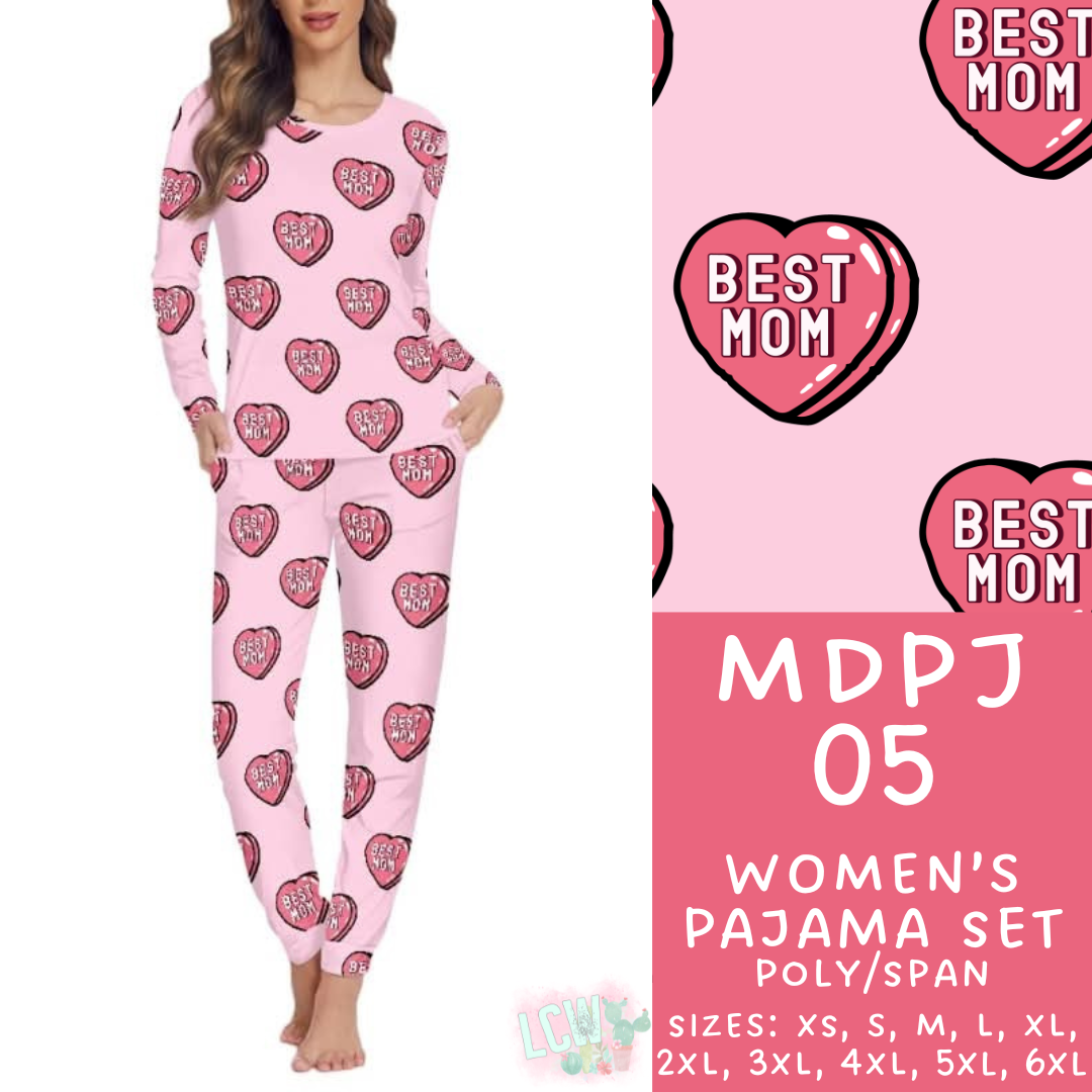 Batch #306 - Mother's Day Lounge - Closes 3/19 - ETA late April - MDPJ05 Women's Pajama Set