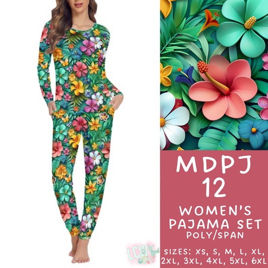 Batch #306 - Mother's Day Lounge - Closes 3/19 - ETA late April - MDPJ12 Women's Pajama Set