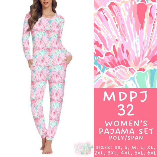 Batch #306 - Mother's Day Lounge - Closes 3/19 - ETA late April - MDPJ32 Women's Pajama Set