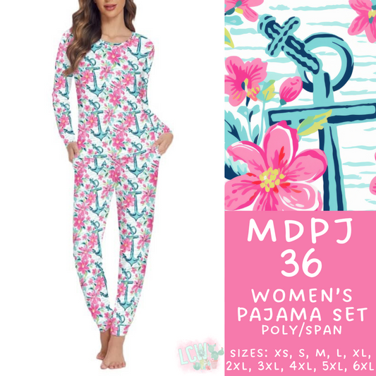 Batch #306 - Mother's Day Lounge - Closes 3/19 - ETA late April - MDPJ36 Women's Pajama Set