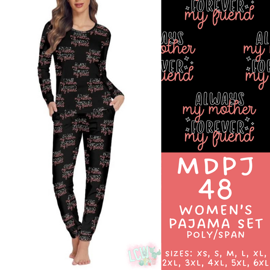 Batch #306 - Mother's Day Lounge - Closes 3/19 - ETA late April - MDPJ48 Women's Pajama Set