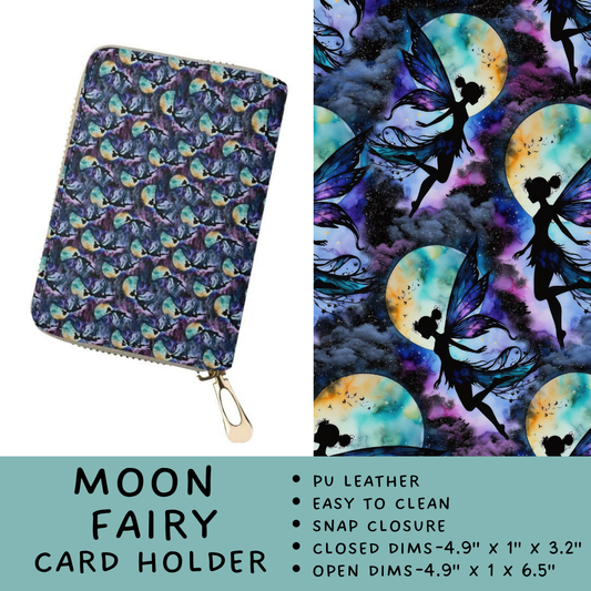 Batch #309 - Card Holders & Mini Backpacks - Closing 3/24 - ETA late May - Moon Fairy Card Holder