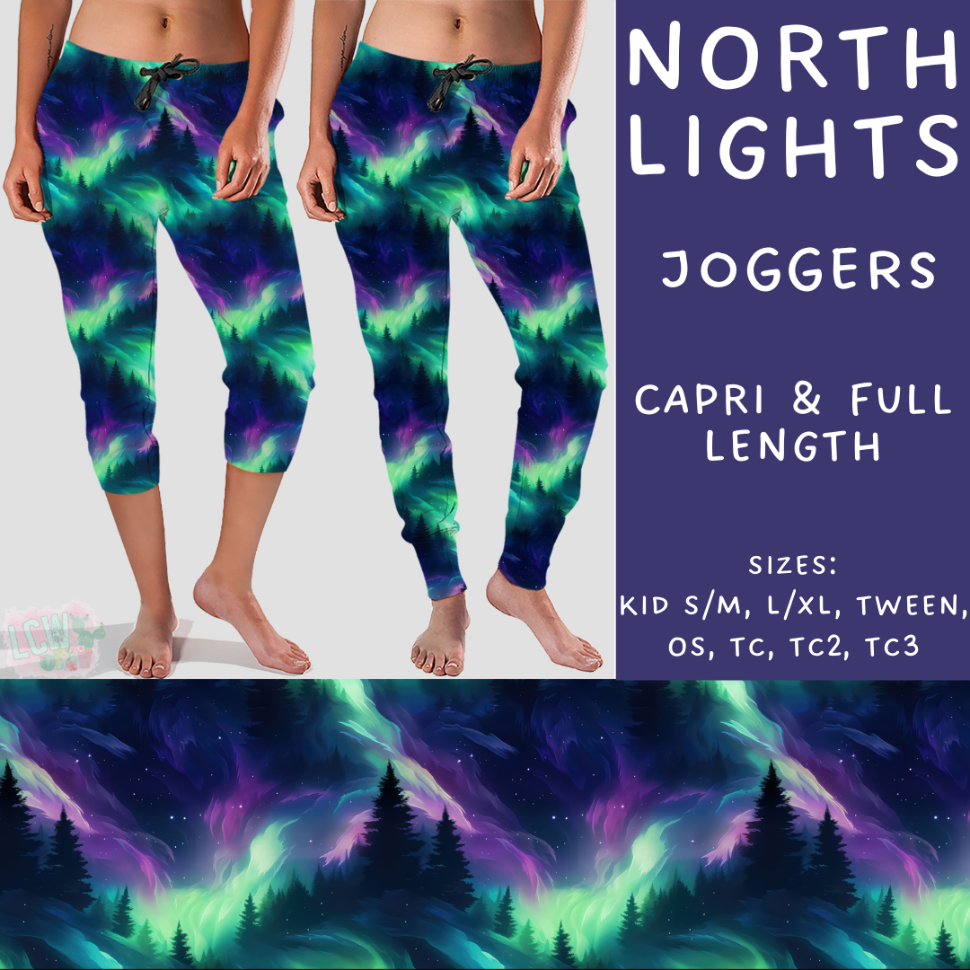 Batch #235 - September Request Run - Closes 11/11 - ETA late Dec - North Lights Full and Capri Length Joggers