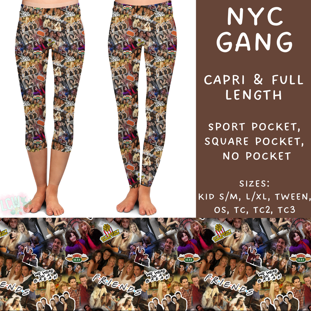 Batch #235 - September Request Run - Closes 11/11 - ETA late Dec - NYC Gang Full and Capri Length Leggings