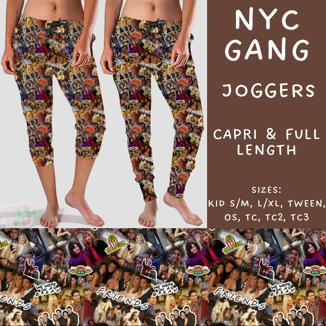 Batch #235 - September Request Run - Closes 11/11 - ETA late Dec - NYC Gang Full and Capri Length Joggers