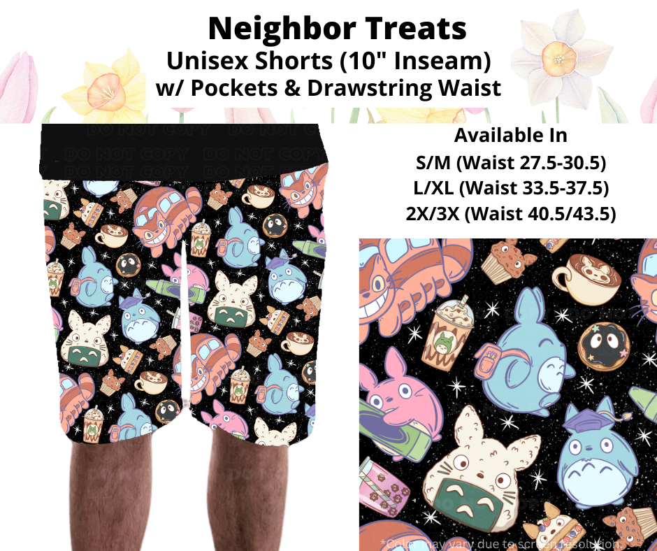 Preorder! Closes 3/17. ETA June. Neighbor Treats Unisex Shorts