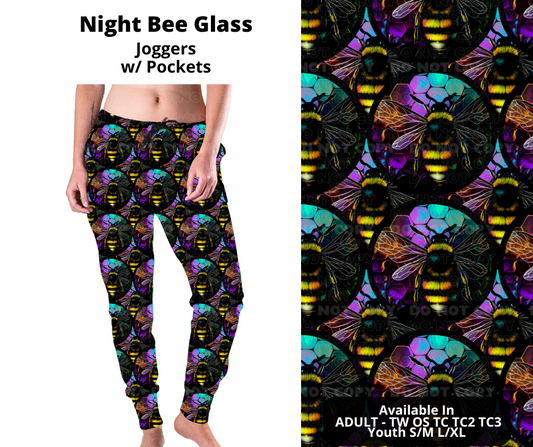 Preorder! Closes 10/31. ETA Jan. Night Bee Glass Joggers