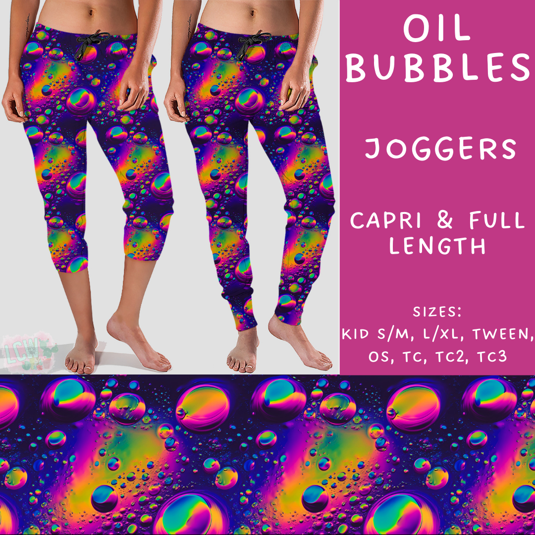 Batch #235 - September Request Run - Closes 11/11 - ETA late Dec - Oil Bubbles Full and Capri Length Joggers