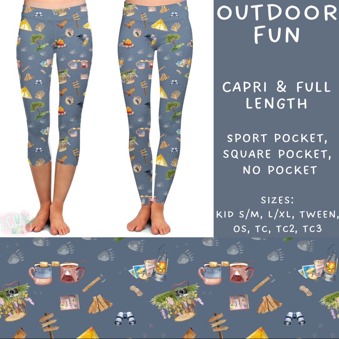 Batch #235 - September Request Run - Closes 11/11 - ETA late Dec - Outdoor Fun Full and Capri Length Leggings