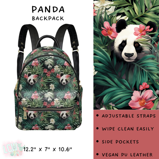 Batch #309 - Card Holders & Mini Backpacks - Closing 3/24 - ETA late May - Panda Mini Backpack