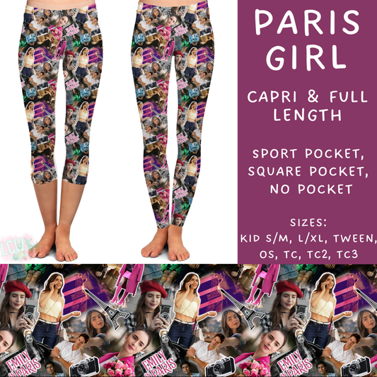 Batch #235 - September Request Run - Closes 11/11 - ETA late Dec - Paris Girl Full and Capri Length Leggings