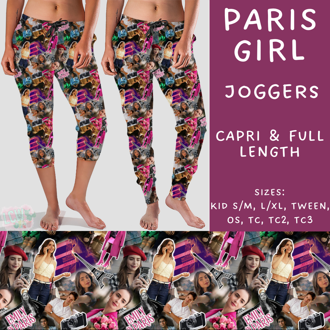 Batch #235 - September Request Run - Closes 11/11 - ETA late Dec - Paris Girl Full and Capri Length Joggers