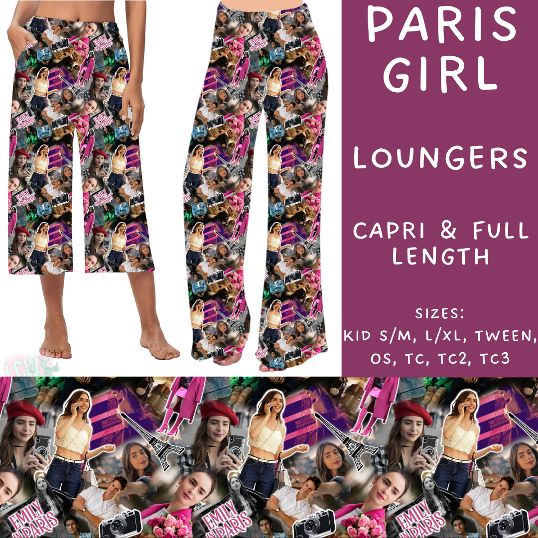 Batch #235 - September Request Run - Closes 11/11 - ETA late Dec - Paris Girl Capri and Full Length Loungers