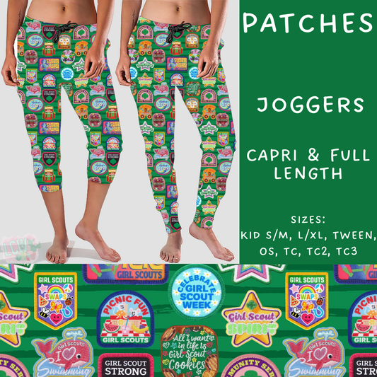 Batch #224 - Cookie Dealer 2 - Closes 10/28 - ETA mid Dec - Patches Full and Capri Length Joggers