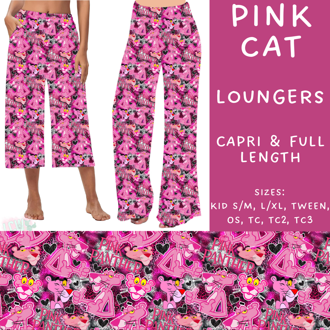 Batch #235 - September Request Run - Closes 11/11 - ETA late Dec - Pink Cat Capri and Full Length Loungers