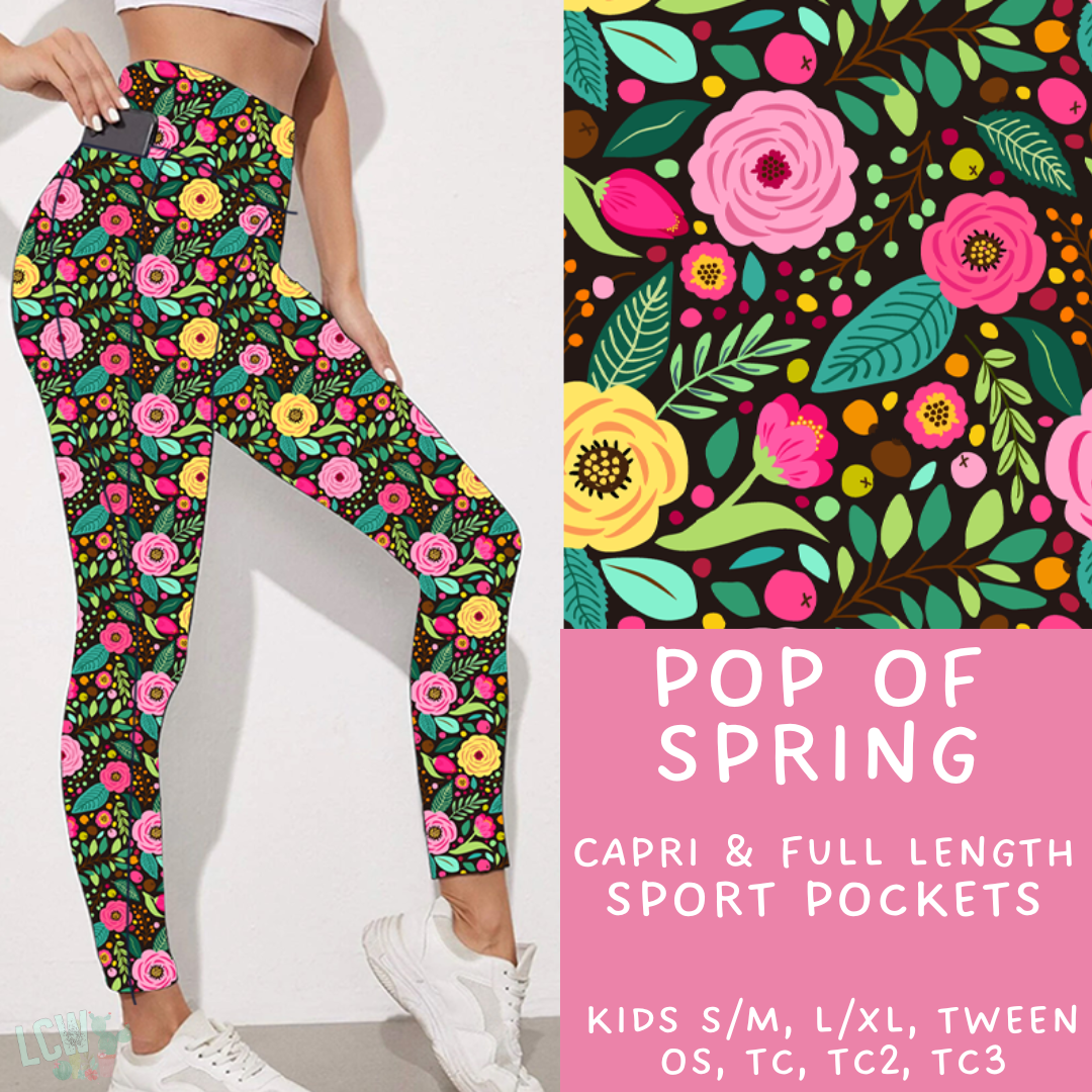 Batch #279 - Hop to it Collection Presale - Closes 1/30, ETA Early April - Pop of Spring Leggings