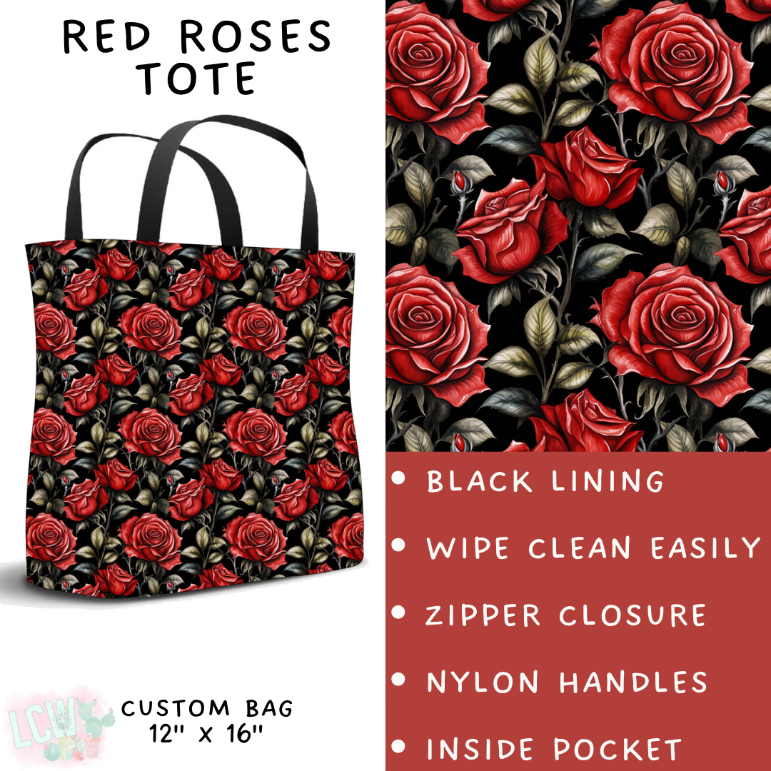 Batch #236 - Fun Run 6 - Closes 11/13 - ETA early Jan - Red Roses Tote