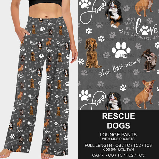 B218 - Preorder Rescue Dogs Lounge Pants (Closes 3/16. ETA: early June)