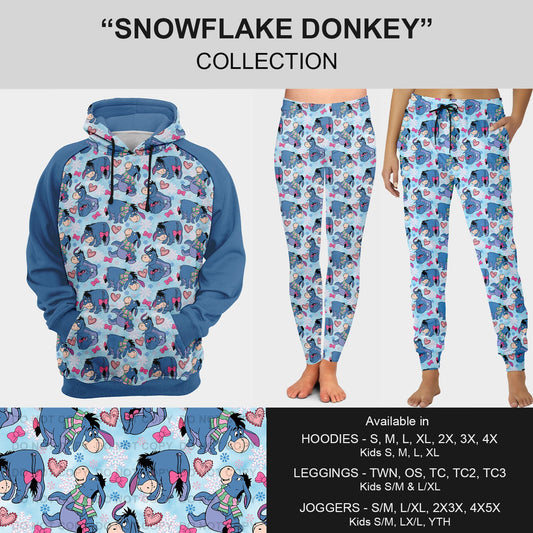 B194 Preorder - Snowflake Donkey Hoodie Collection (Closes 11/17. ETA: late Jan.)