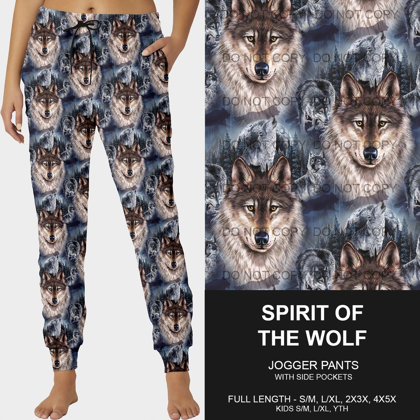 B213 - Preorder Spirit of the Wolf Joggers (Closes 2/16. ETA early May)