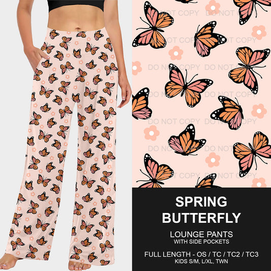 B215 - Preorder Spring Butterfly Lounge Pants (Closes 3/02. ETA mid May)