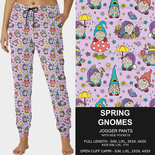 B209- Preorder Spring Gnomes Joggers (Closes 2/02. ETA: early May)