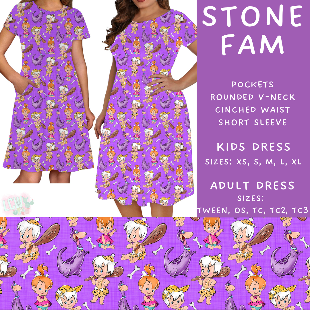 Batch #297 - Cool Characters 8 - Closes 3/3 - ETA late April - Stone Fam Adult & Kids Dresses