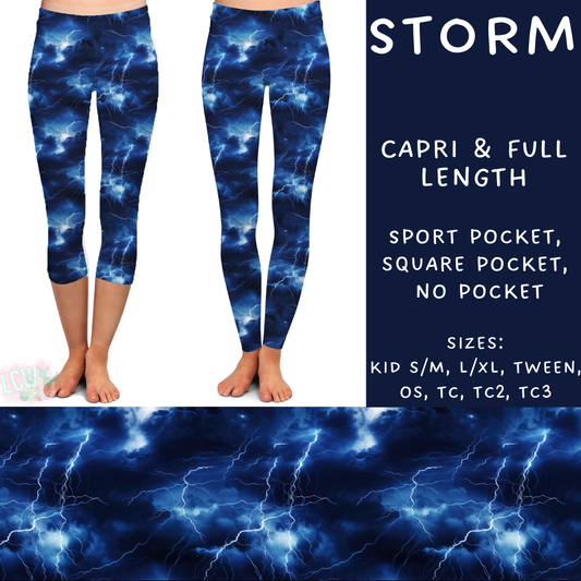 Batch #236 - Fun Run 6 - Closes 11/13 - ETA early Jan - Storm Full and Capri Length Leggings