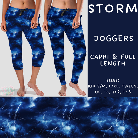 Batch #236 - Fun Run 6 - Closes 11/13 - ETA early Jan - Storm Full and Capri Length Joggers